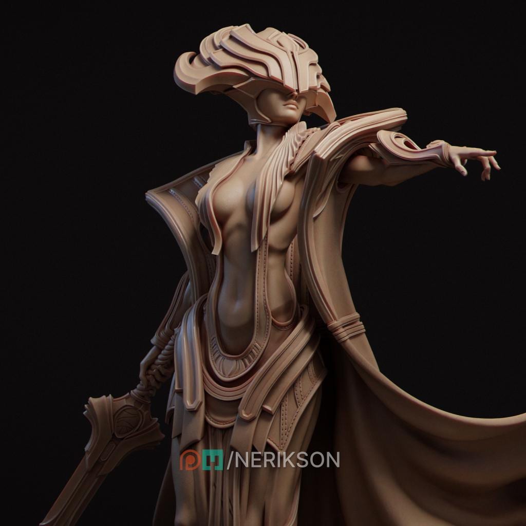 Incarnation of Destiny Miniature | Tabletop RPG Miniature | Nerikson | Roleplaying 3D Printed Fantasy Mini - 3DPrintDen