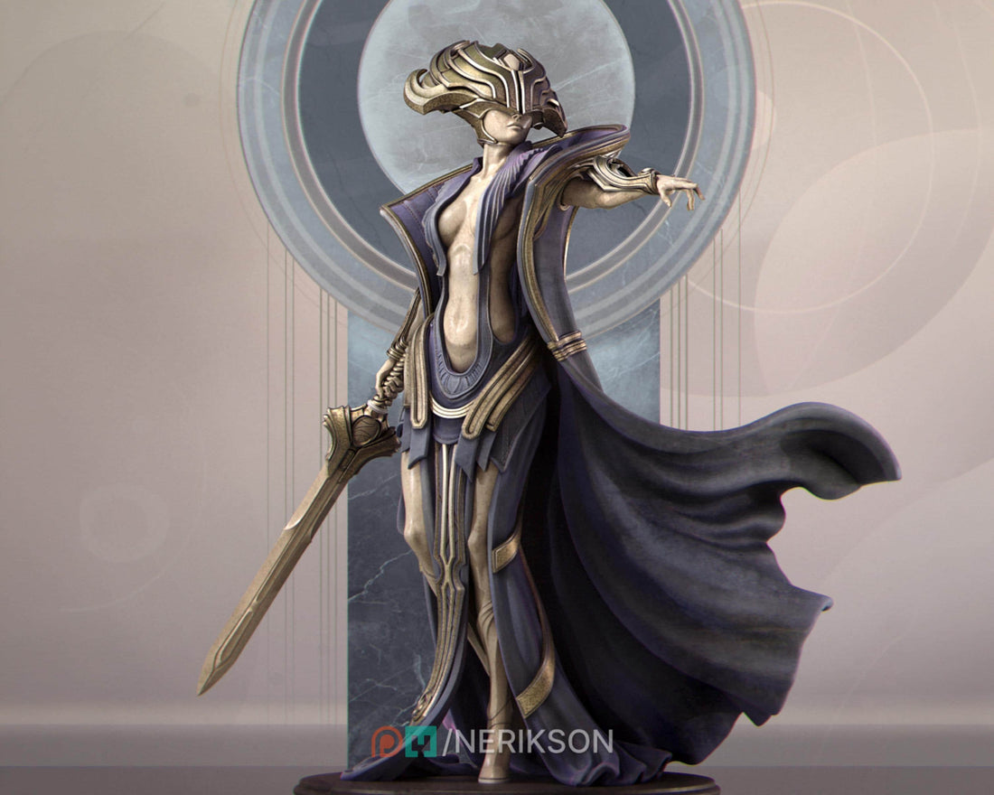 Incarnation of Destiny Miniature | Tabletop RPG Miniature | Nerikson | Roleplaying 3D Printed Fantasy Mini - 3DPrintDen