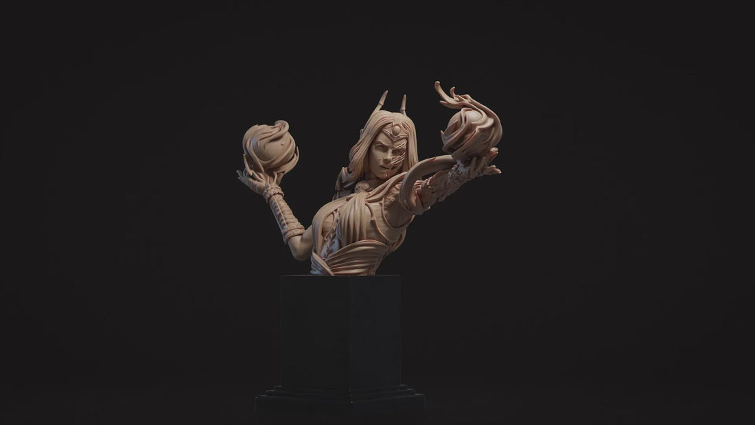 Price of Magic Bust, Eirell | Tabletop RPG Miniature | Nerikson | Roleplaying 3D Printed Fantasy Mini - 3DPrintDen