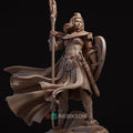 Female Guardian Miniature, Ankhira | Tabletop RPG Miniature | Nerikson | Roleplaying 3D Printed Fantasy Mini - 3DPrintDen