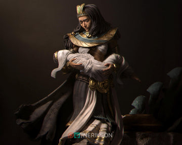 The Lost Guardian Miniature, Ankhira | Tabletop RPG Miniature | Nerikson | Roleplaying 3D Printed Fantasy Mini - 3DPrintDen