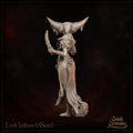 Female Seer Miniature, Eryth Veilhorn | Tabletop RPG Miniature | Great Grimoire | Roleplaying 3D Printed Fantasy Mini - 3DPrintDen