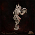 Dragonborn Shaman Miniature, Therak Dragonshroud| Tabletop RPG Miniature | Great Grimoire | Roleplaying 3D Printed Fantasy Mini - 3DPrintDen