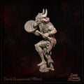 Dragonborn Shaman Miniature, Therak Dragonshroud | Tabletop RPG Miniature | Great Grimoire | Roleplaying 3D Printed Fantasy Mini - 3DPrintDen