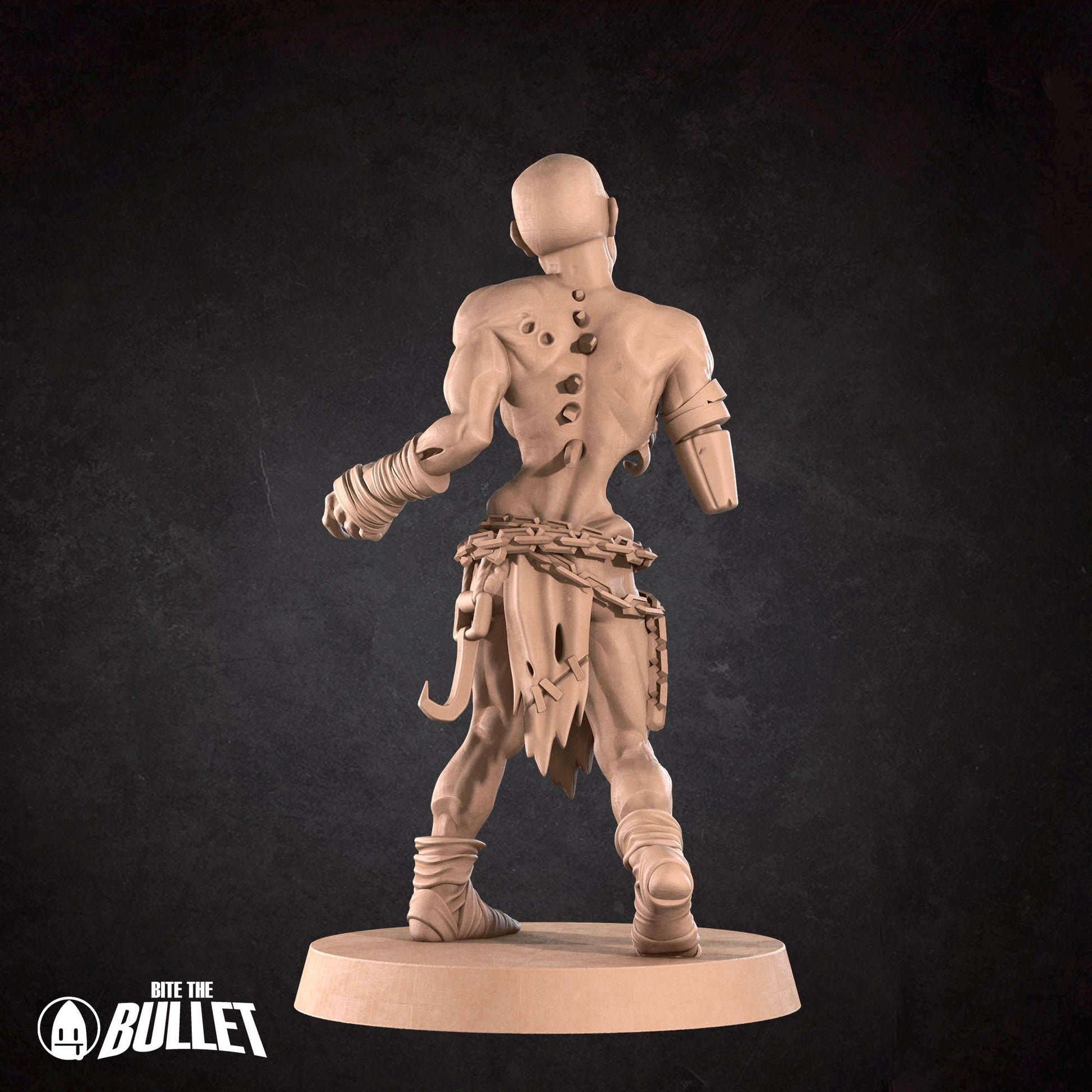 Zombie Miniature | Tabletop RPG Miniature | Bite the Bullet | Roleplaying 3D Printed Fantasy Mini - 3DPrintDen