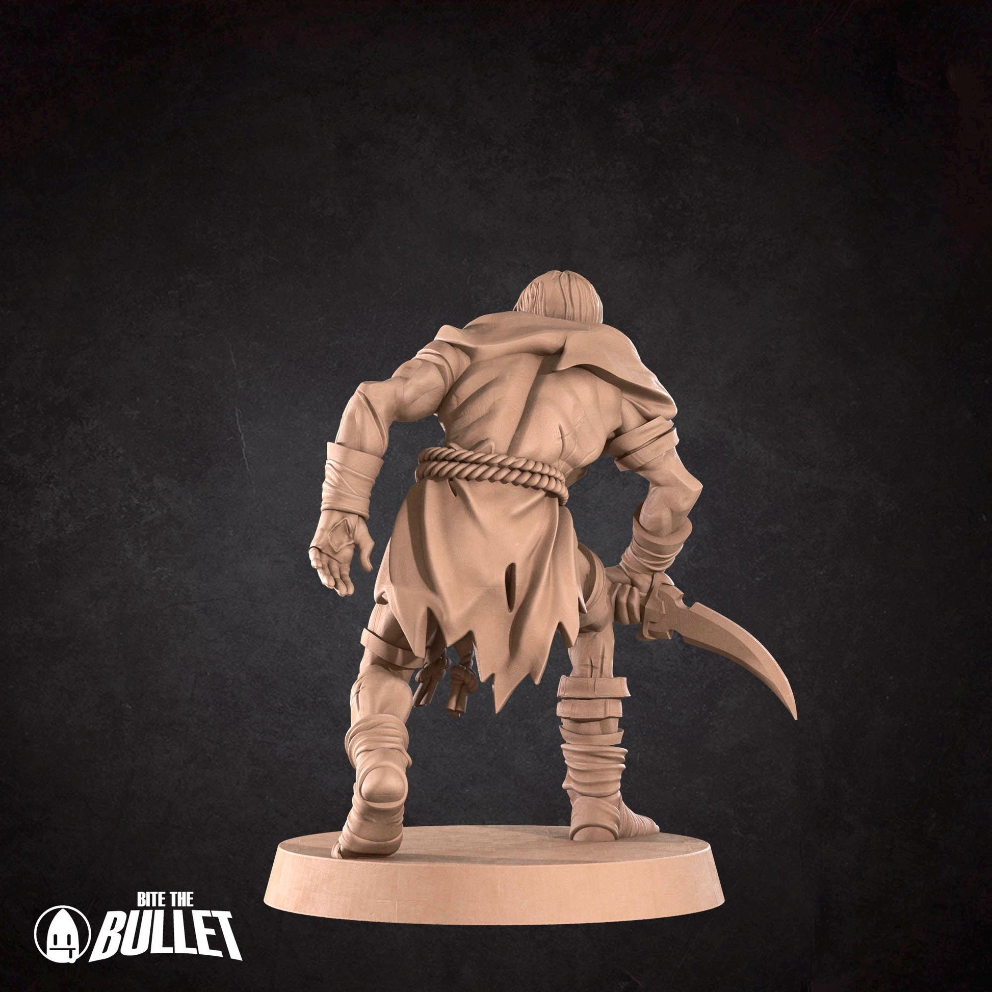 Zombie Miniature | Tabletop RPG Miniature | Bite the Bullet | Roleplaying 3D Printed Fantasy Mini - 3DPrintDen