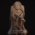 Tarot Arcana: Justice Diorama Miniature | Tabletop RPG Miniature | Nerikson | Roleplaying 3D Printed Fantasy Mini - 3DPrintDen