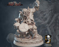 Orc War Drums Miniature | Tabletop RPG Miniature | Javier Txiki Tejedor | Roleplaying 3D Printed Fantasy Mini - 3DPrintDen