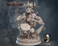 Goblin War Drums Miniature | Tabletop RPG Miniature | Javier Txiki Tejedor | Roleplaying 3D Printed Fantasy Mini - 3DPrintDen