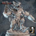 Claw Demon Miniature | Tabletop RPG Miniature | Javier Txiki Tejedor | Roleplaying 3D Printed Fantasy Mini - 3DPrintDen