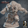 Minotaur Miniature | Tabletop RPG Miniature | Javier Txiki Tejedor | Roleplaying 3D Printed Fantasy Mini - 3DPrintDen