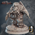 Dwarf Fighter Miniature | Tabletop RPG Miniature | Javier Txiki Tejedor | Roleplaying 3D Printed Fantasy Mini - 3DPrintDen