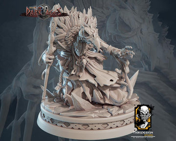 Vulture Miniature | Tabletop RPG Miniature | Javier Txiki Tejedor | Roleplaying 3D Printed Fantasy Mini - 3DPrintDen