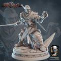 Fighter Miniature | Tabletop RPG Miniature | Javier Txiki Tejedor | Roleplaying 3D Printed Fantasy Mini - 3DPrintDen