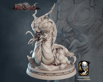 Crawler Miniature | Tabletop RPG Miniature | Javier Txiki Tejedor | Roleplaying 3D Printed Fantasy Mini - 3DPrintDen
