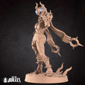 Mistress of Hate Miniature, Xana | Tabletop RPG Miniature | Bite the Bullet | Roleplaying 3D Printed Fantasy Mini - 3DPrintDen