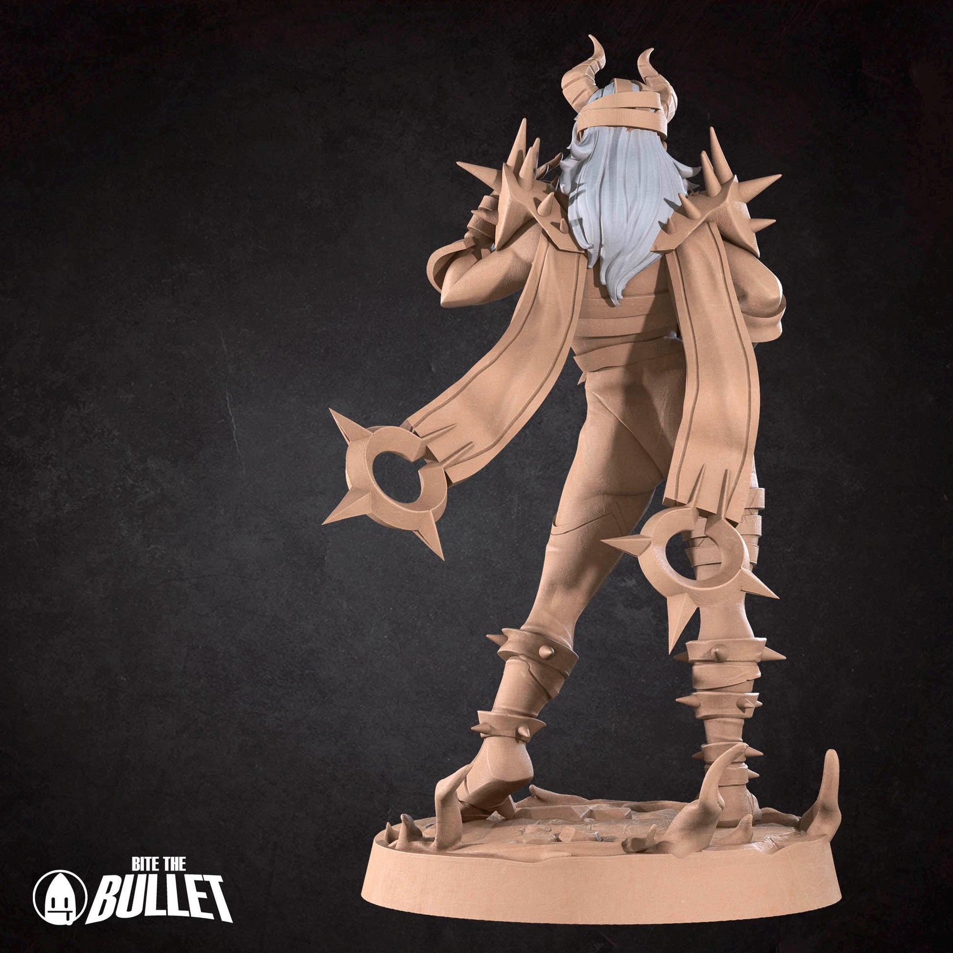 Mistress of Hate Miniature, Xana | Tabletop RPG Miniature | Bite the Bullet | Roleplaying 3D Printed Fantasy Mini - 3DPrintDen
