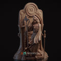 Tarot Arcana: Justice Diorama Miniature | Tabletop RPG Miniature | Nerikson | Roleplaying 3D Printed Fantasy Mini - 3DPrintDen