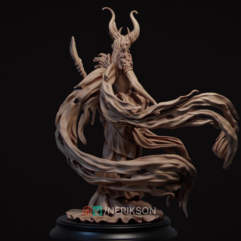 Incarnation of Nature Miniature | Tabletop RPG Miniature | Nerikson | Roleplaying 3D Printed Fantasy Mini - 3DPrintDen