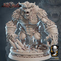 Yeti Miniature | Tabletop RPG Miniature | Javier Txiki Tejedor | Roleplaying 3D Printed Fantasy Mini - 3DPrintDen