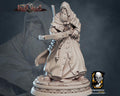 Hunter Miniature | Tabletop RPG Miniature | Javier Txiki Tejedor | Roleplaying 3D Printed Fantasy Mini - 3DPrintDen