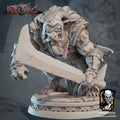 Rat Barbarian Miniature | Tabletop RPG Miniature | Javier Txiki Tejedor | Roleplaying 3D Printed Fantasy Mini - 3DPrintDen