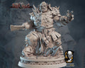 Orc Miniature | Tabletop RPG Miniature | Javier Txiki Tejedor | Roleplaying 3D Printed Fantasy Mini - 3DPrintDen