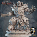 Orc Miniature | Tabletop RPG Miniature | Javier Txiki Tejedor | Roleplaying 3D Printed Fantasy Mini - 3DPrintDen