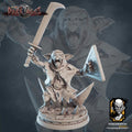 Rat Fighter Miniature | Tabletop RPG Miniature | Javier Txiki Tejedor | Roleplaying 3D Printed Fantasy Mini - 3DPrintDen