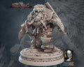 Dwarf Fighter Miniature | Tabletop RPG Miniature | Javier Txiki Tejedor | Roleplaying 3D Printed Fantasy Mini - 3DPrintDen