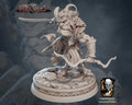 Tiefling Ranger Miniature | Tabletop RPG Miniature | Javier Txiki Tejedor | Roleplaying 3D Printed Fantasy Mini - 3DPrintDen