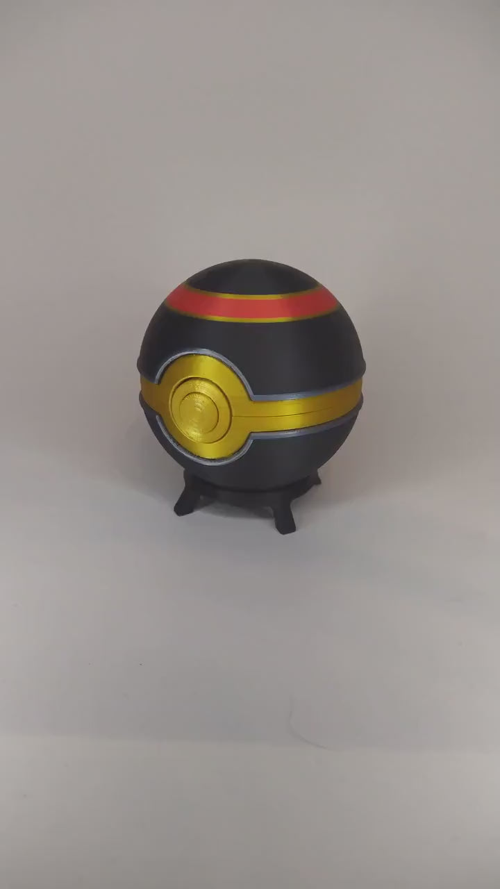 Luxury Ball Replica Prop Switch Game Case Holder Spring Loaded 3D Print